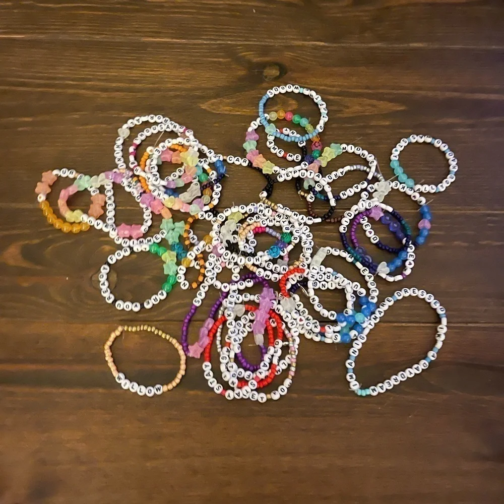 Pack of 13 Friendship Bracelets for Trading—Assorted Eras—get ready 4 Vancouver - Picture 13 of 13